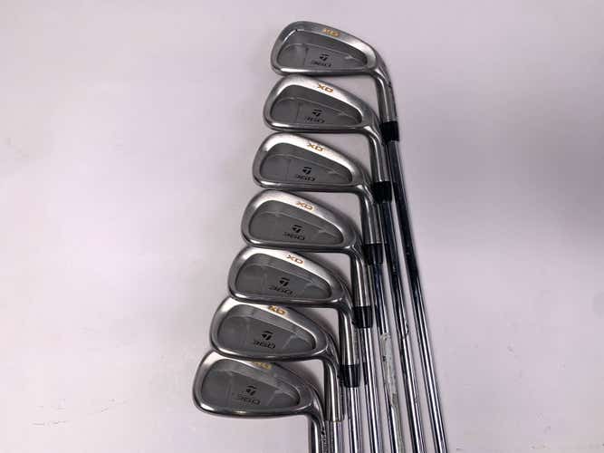 TaylorMade 360 XD Iron Set 3-9 Regular Steel Mens RH
