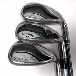 Callaway Solaire 2014 Iron Set 8-PW 50g Ladies Graphite Mens RH
