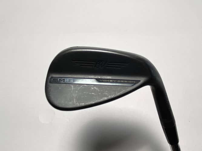 Titleist Vokey SM10 Jet Black Gap Wedge GW 50* 8 Bounce F-Grind BV Wedge Mens RH