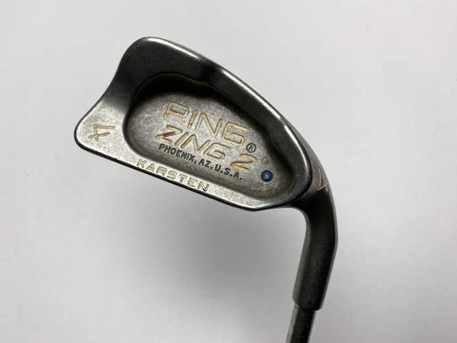 Ping Zing 2 Single 4 Iron Blue Dot 1* Up Karsten JZ Regular Steel Mens RH