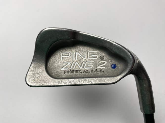 Ping Zing 2 Single 4 Iron Blue Dot 1* Up Aldila Karsten 101 Regular Graphite RH