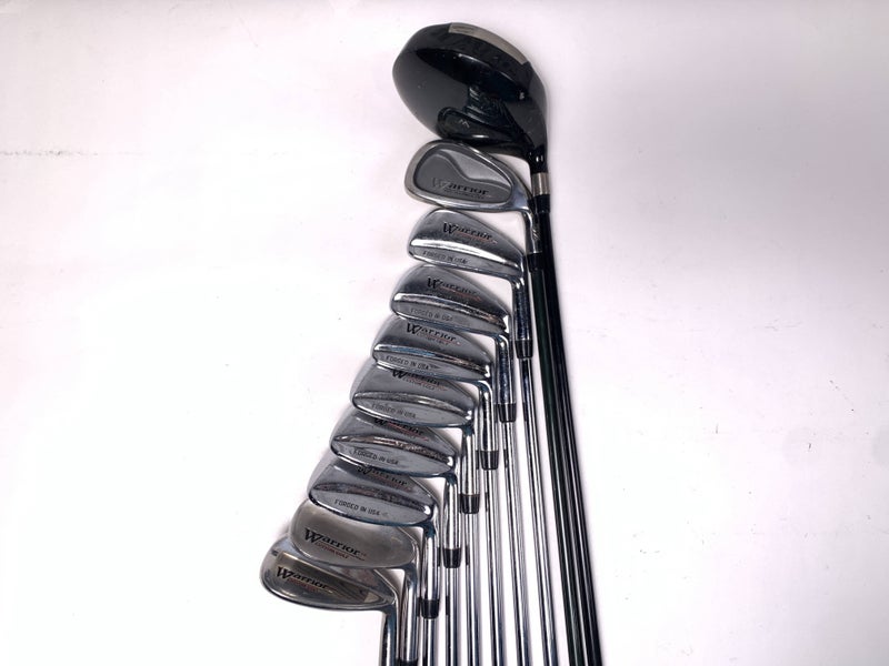 Warrior Custom Golf Club Set Driver 3-PW GW LW Regular Steel Mens RH- No 7i