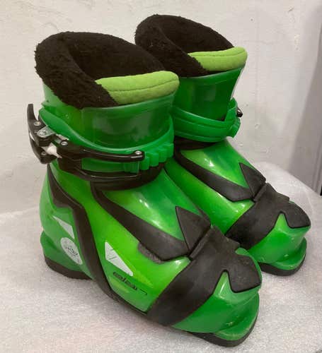 Mondo 18 Kid's Elan U-Flex Ski Boots (Used)(SY2452)