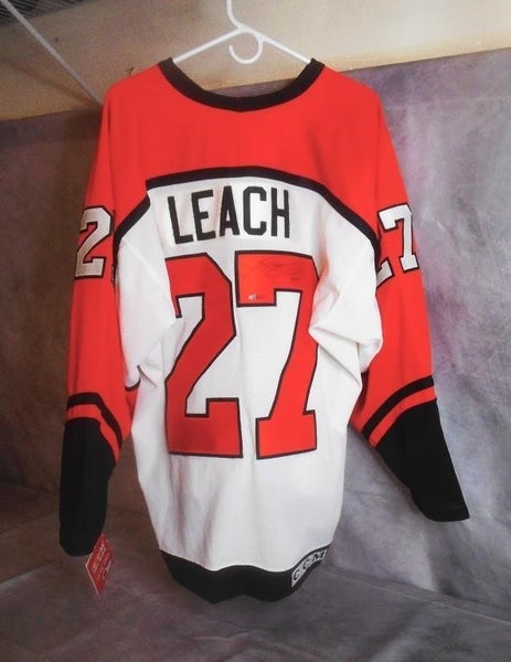 Reggie Leach Signed Philadelphia Flyers Jersey CCM Size XL