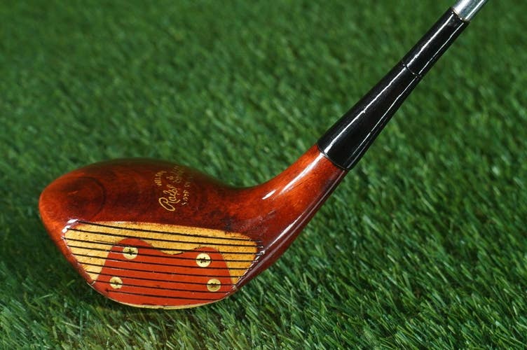 WILSON RALPH GULDAHL PERSIMMON SPOON 3 WOOD RH, REFINISHED HEAD ~ VINTAGE!