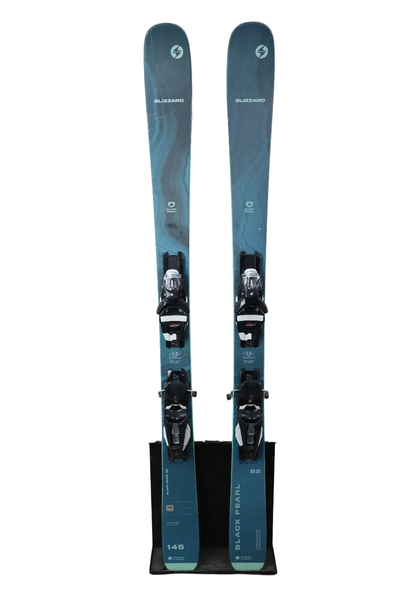 Used 2024 Blizzard Black Pearl 82 Skis with Look NX 12 Bindings - 145cm