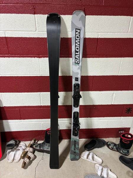 Men's 2024 Salomon S/Force 154 cm All Mountain Skis With Bindings Max Din 10 (Used)