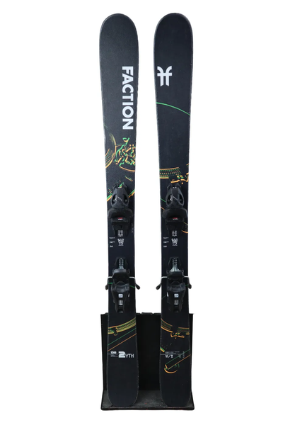 Used Faction Prodigy 2 YTH Skis w/ Head JRS 7.5 CA Bindings - 139cm