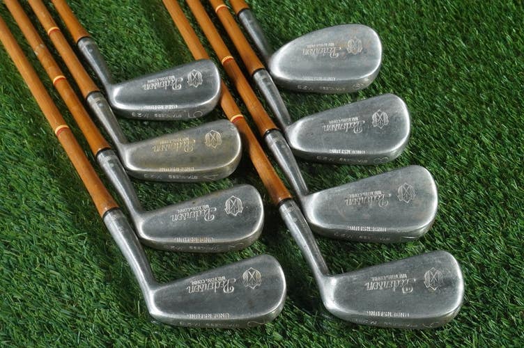 PEDERSON UNDERSLUNG IRONS 2-9 M-2B STAINLESS PYRATONE NEUMANN LUXURY LEATHER!!