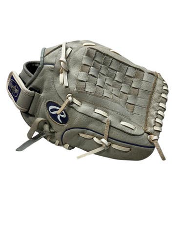 Used Rawlings SCSB12PU BB/SB Glove RH Throw Grey 12" 11835-S000200649