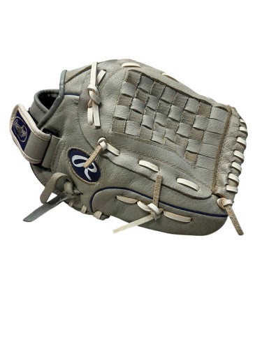 Used Rawlings SCSB12PU BB/SB Glove RH Throw Grey 12" 11835-S000200649