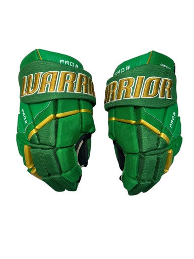 Used Warrior PRO II Senior Gloves Green 14" 11835-S000200724
