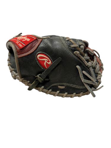 Used Rawlings R9CM325BSG BB/SB Catchers RH Throw Black And Wine Red 32 1/2" 11835-S000201746
