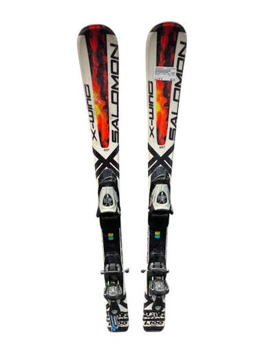 Used Salomon X WING Boys DH Ski/Binding White 99 cm 11835-S000201757