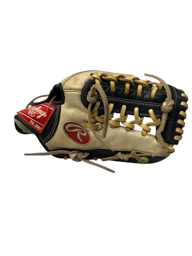 Used Rawlings GGE115PTMT BB/SB Glove RH Throw Black And Tan 11 1/2" 11835-S000201761