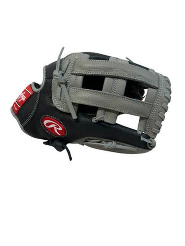 Used Rawlings WRS125HBCG BB/SB Glove RH Throw Black And Grey 12 1/2" 11835-S000201799