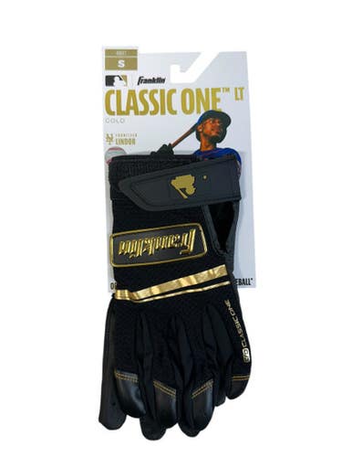 Used Franklin BB/SB Batting Gloves Black LG 11835-S000201800