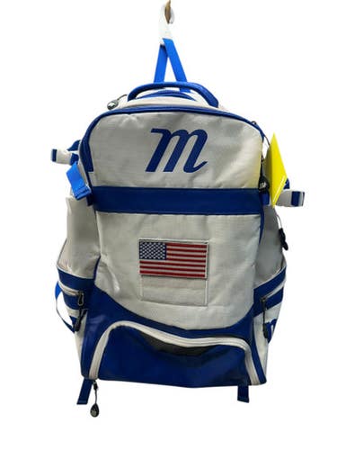 Used Marucci BATTALION BACKPACK BB/SB Player Backpack White 11835-S000201852