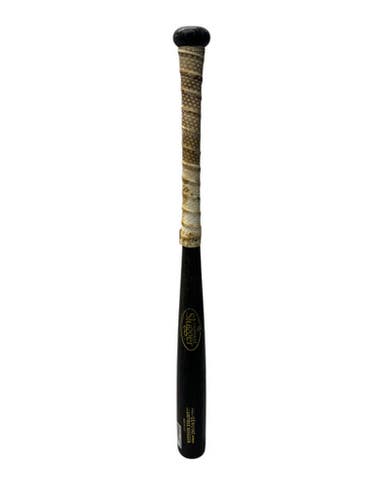 Used Louisville Slugger GENUINE BB/SB Wood Bat Black 28" 11835-S000201614