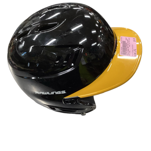 Used Rawlings BATTING HELMET Batting Helmet No Mask Black And Gold L/XL 11613-S000173329