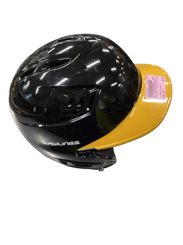 Used Rawlings BATTING HELMET Batting Helmet No Mask Black And Gold L/XL 11613-S000173329