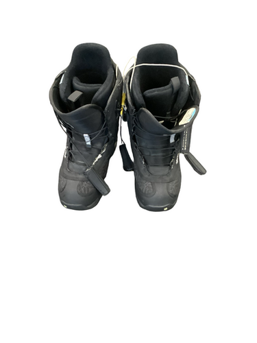Used Burton EMERALD Mens Snowboard Boots Black Senior 8.5 11613-S000173309