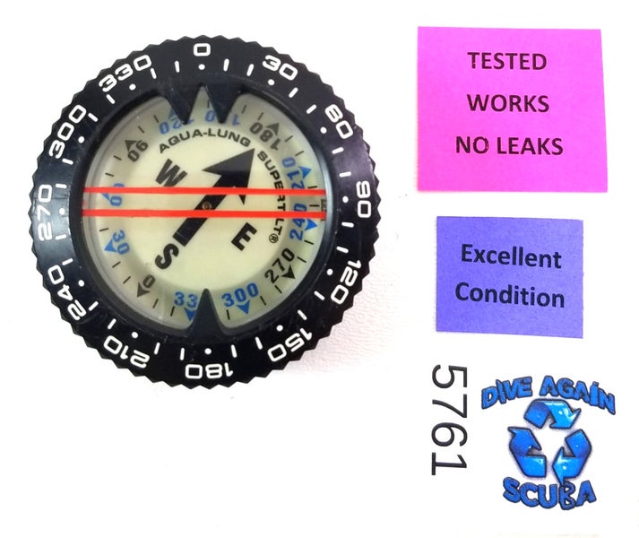 Aqua Lung Submersible Compass Puck Module Scuba Dive (Oceanic, Aeris, US Divers)
