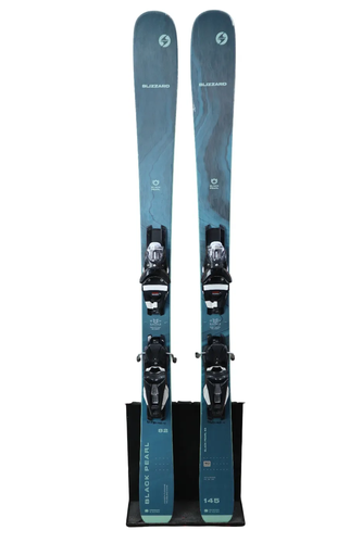 Used 2024 Blizzard Black Pearl 82 Skis with Look NX 12 Bindings - 145cm