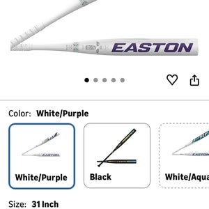 2024 Easton Firefly Composite Bat (-12) 19 oz 31" (Used)