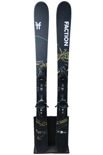 Used Faction Prodigy 2 YTH Skis w/ Head JRS 7.5 CA Bindings - 139cm