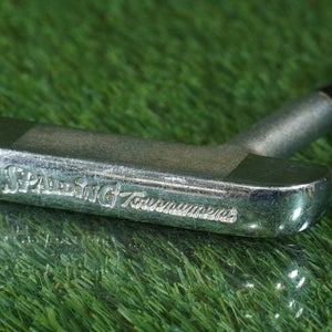 SPALDING TOURNAMENT PUTTER BLADE 33.5" LEFT & RIGHT HANDED LH / RH ~ VINTAGE!!