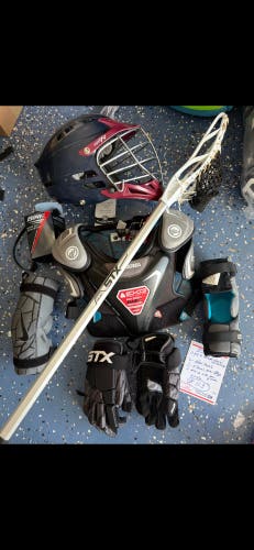 Lacrosse equipment Starter Kit . Meets nocsae