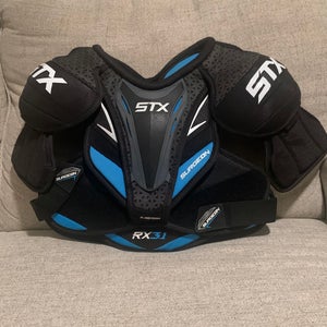 Large Junior STX Surgeon RX3 Shoulder Pads (Used)