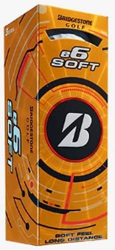 Bridgestone e6 Soft Golf Balls (White,3pk) 1 Sleeve 2025 NEW