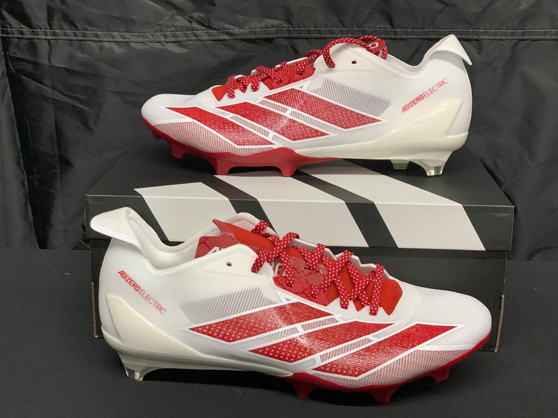 Adidas Adizero Electric Cleats (Red/White) New