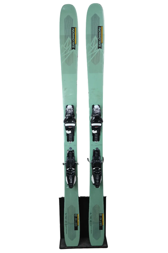 USED 2022 Salomon QST 92 All-Mountain Skis with Look NX 12 Bindings - 168 cm