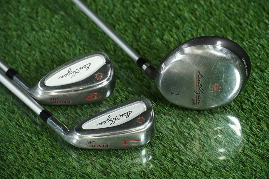 BEN HOGAN EDGE JR. GOLF CLUBS SET 3pc. JUNIOR 33 DRIVER + 28 7I + 27 9I, RH