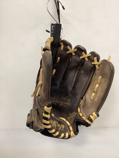Used Rawlings HIGHLIGHT SERIES BB/SB Glove RH Throw Brown 11 1/2" 11851-S000041202