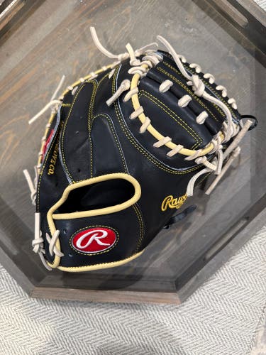 2024 Rawlings Heart of the Hide RH Catcher's Mitt AR35 model fully broken in - 34" (New)