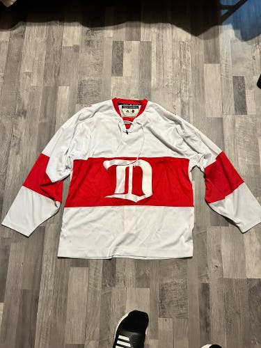 Detroit Red Wings Winter Classic Blank Size 52 Adult Unisex Adidas Jersey (Used)
