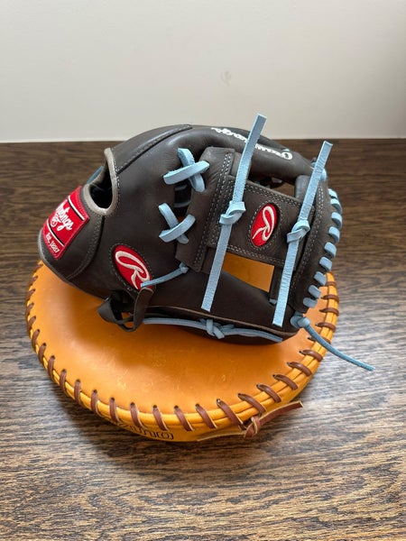 Rawlings Heart of the Hide RH Infield Baseball Glove 11.5" Professionally reconditioned and relaced