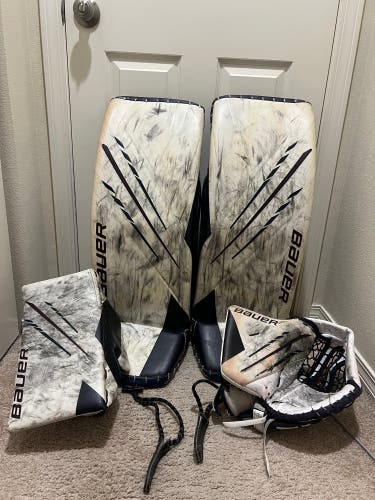 34" Bauer Hyperlite Regular Goalie Full Set (Used)