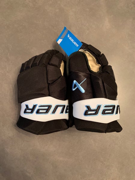 New Utah Mammoth Pro Stock Bauer Hyperlite Guenther Hockey Gloves (New)