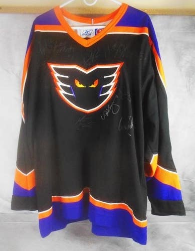 Multi Player Signed Philadelphia Phantoms Jersey Reebok Size XL