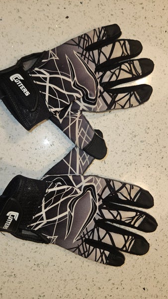 Black Large Youth Cutters Gloves (Used)