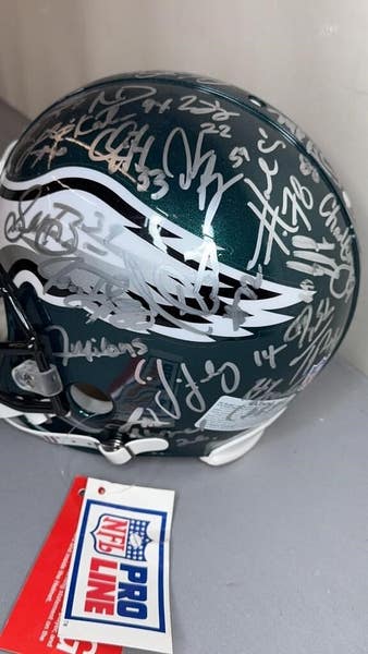 2002 Philadelphia Eagles Signed Full Size Authentic Riddell NFL Football  Helmet | SidelineSwap | Buy and Sell on SidelineSwap
