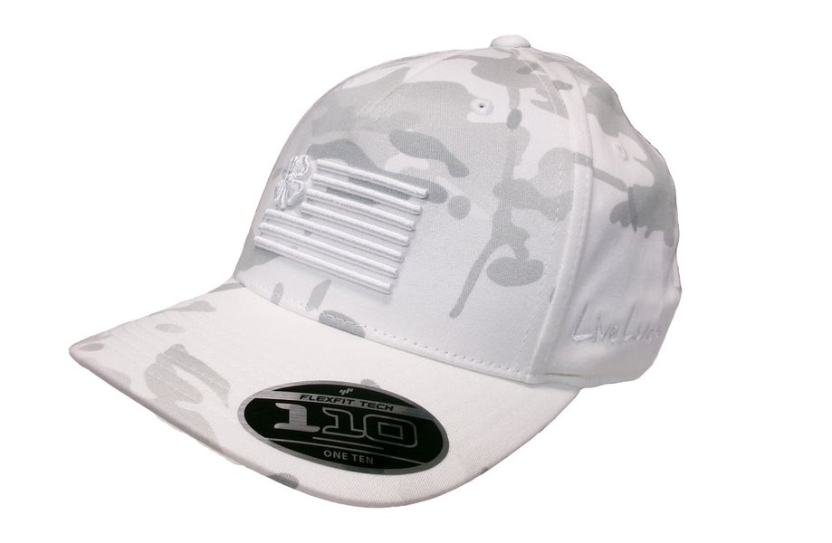 NEW Black Clover Live Lucky Clover Nation #27 Snow Camo Adjustable Snapback