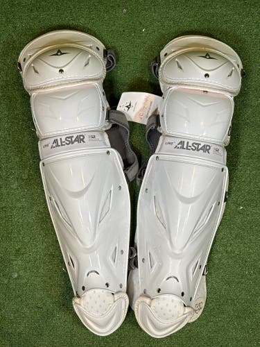 All Star Paige Halstead LGW-PHX-LGE Fastpitch Catcher's Leg Guards (New)