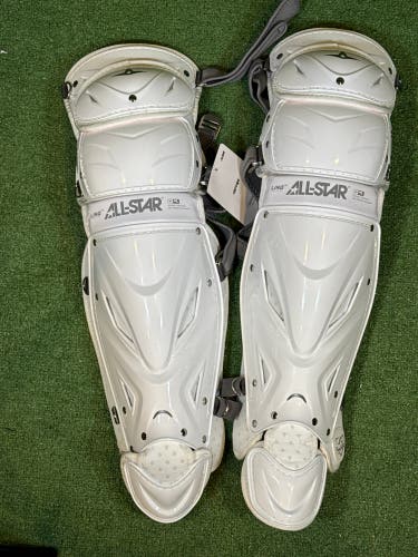 All Star Paige Halstead LGW-PHX-MED Fastpitch Catcher's Leg Guards (New)