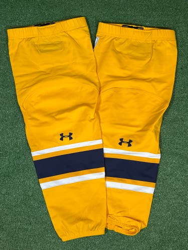 Gold NCAA Issue Senior Large Under Armour Pro Stock Game Socks (New)